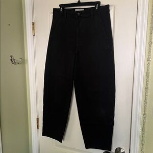 Everlane Black Pants with Branded Waist Label